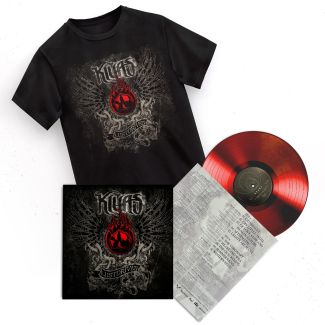 Kiuas - Lustdriven Vinyl + T-Shirt Bundle