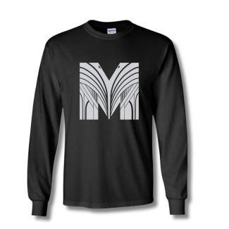 M - Long Sleeve White Wing Logo