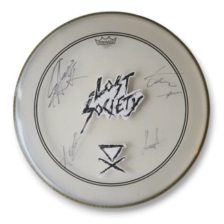 LxSx - Signed drum skin 22"