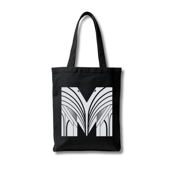 M - Tote Bag White Wing