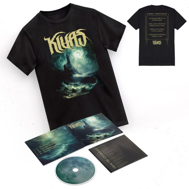 Kiuas - Samooja: Pyhiinvaellus CD + T-Shirt Bundle