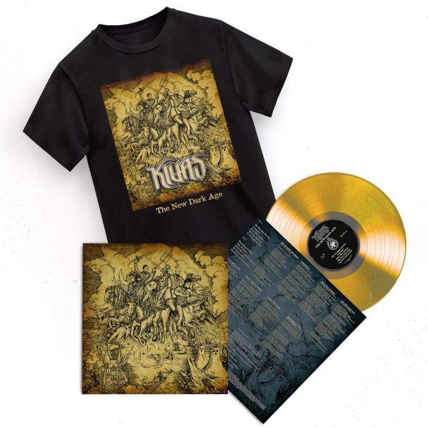 Kiuas - The New Dark Age Vinyl + T-Shirt Bundle